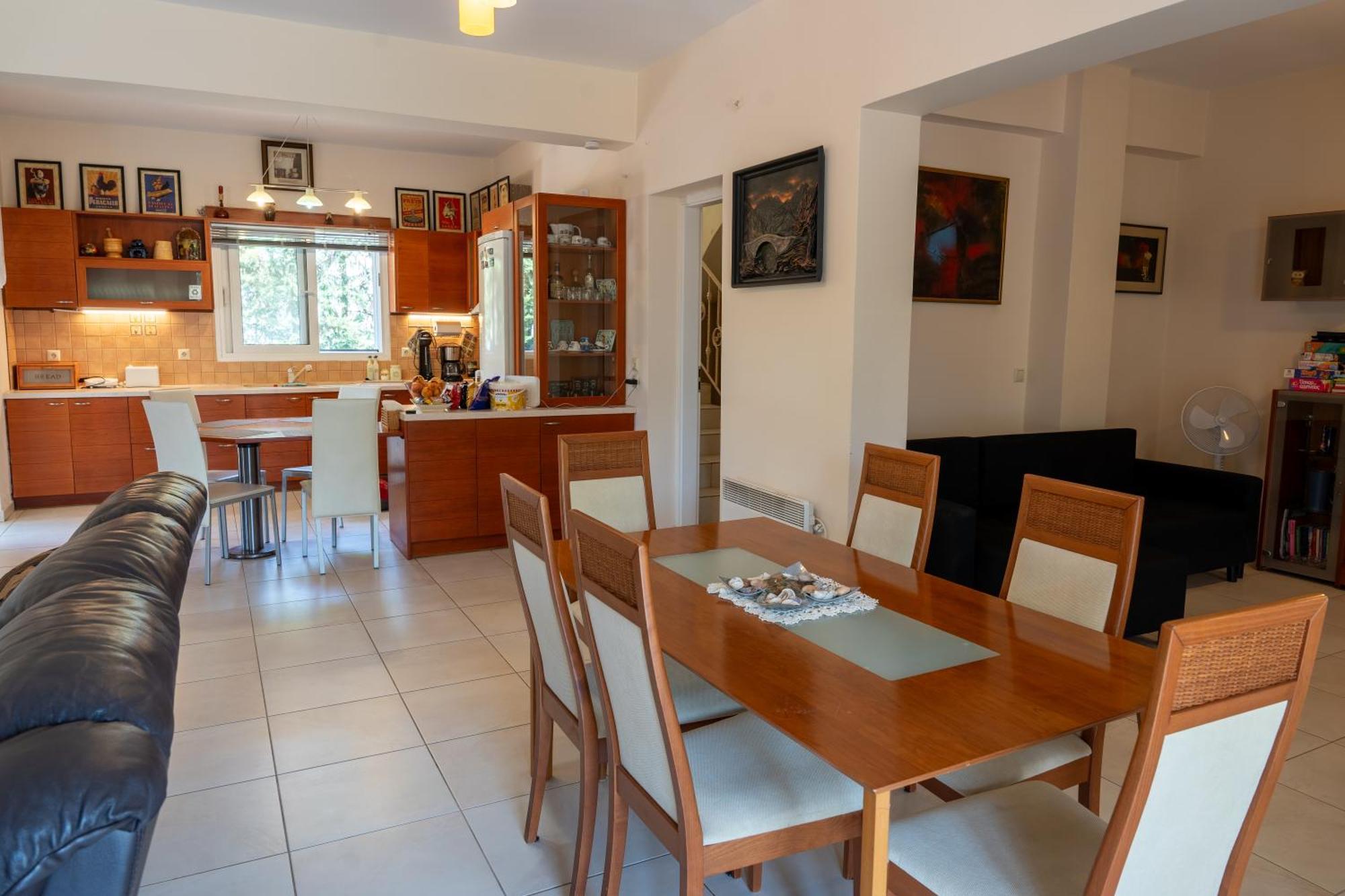 Beautiful Summer Villa In Chalkoutsi Khalkoutsion Bagian luar foto