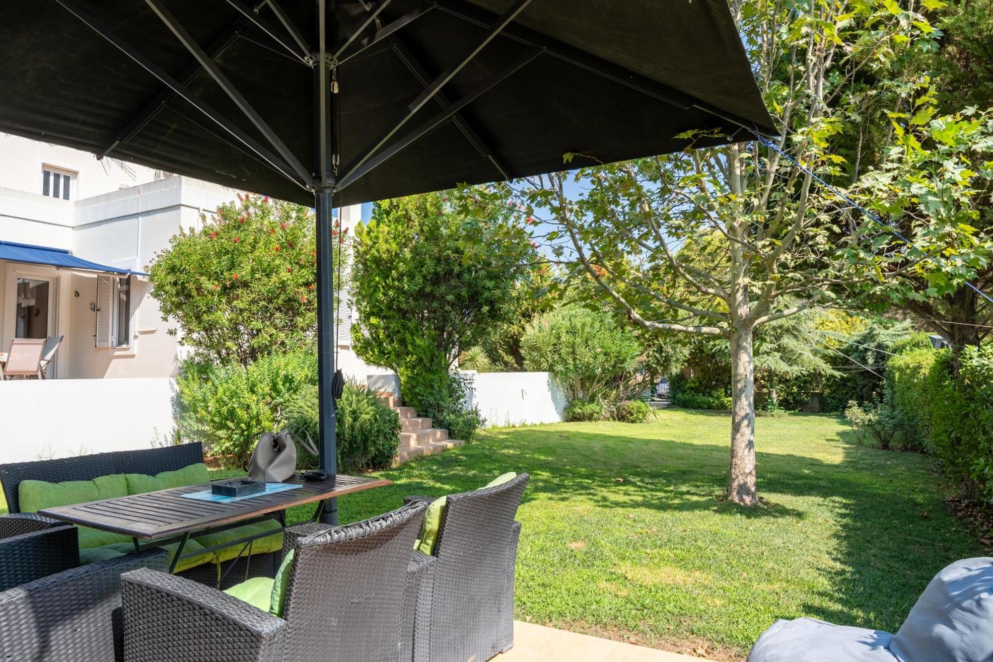 Beautiful Summer Villa In Chalkoutsi Khalkoutsion Bagian luar foto